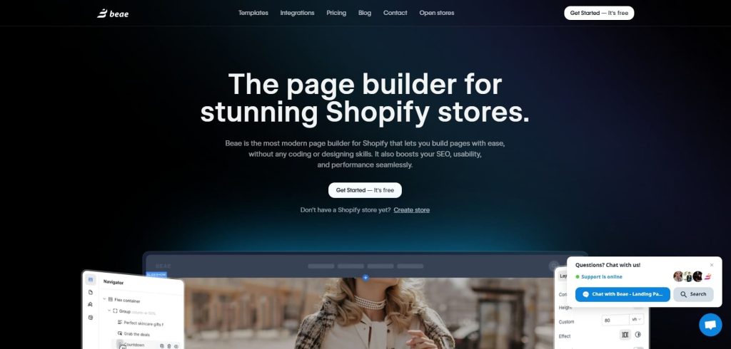 Beae Shopify Page Builder App