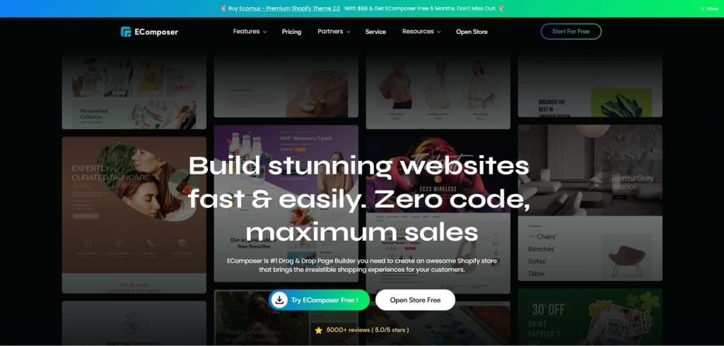 Ecomposer Shopify Page Builder App