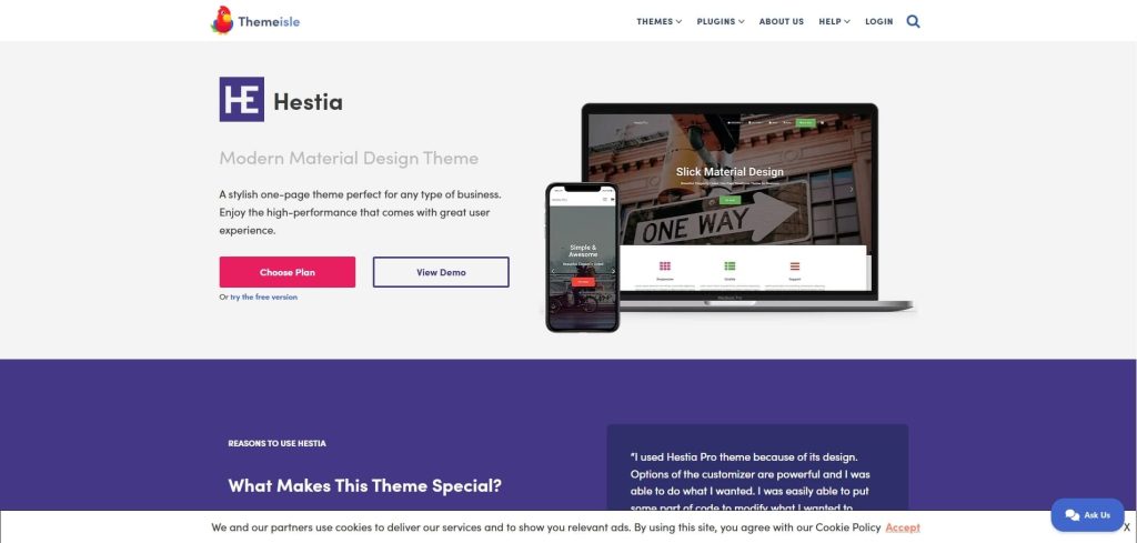 Best WordPress Themes for E-Commerce Hestia