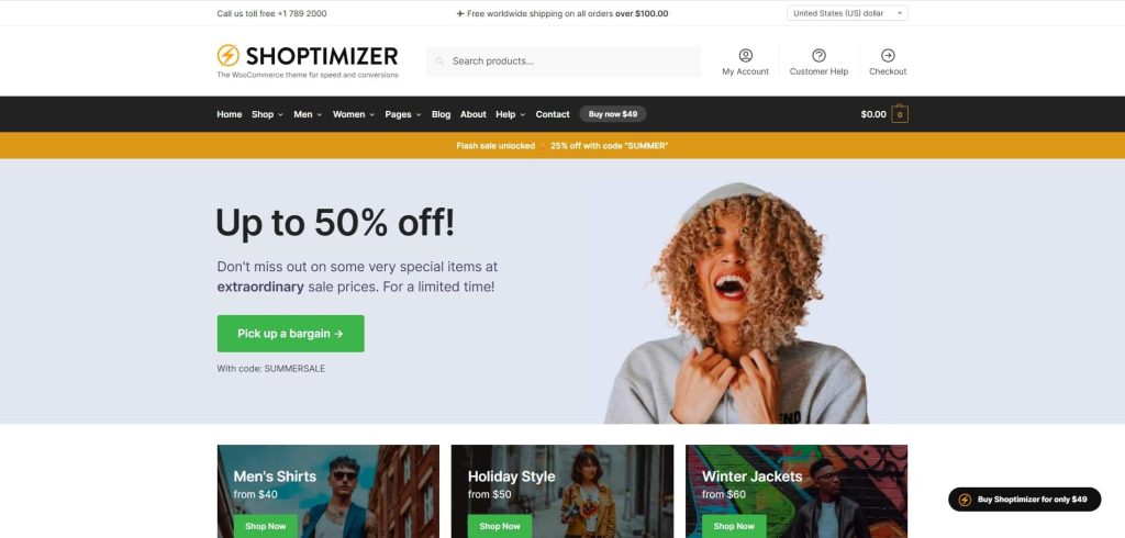 Best WordPress Themes for E-Commerce Shoptimizer