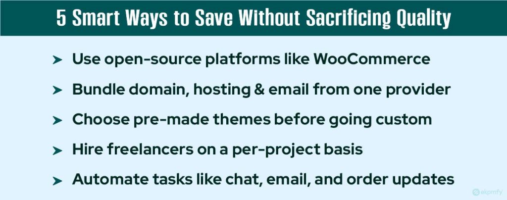 5 Smart Ways to Save Cost Without Sacrificing Quality